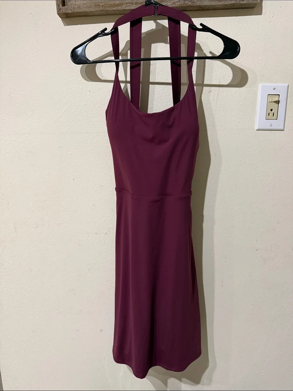 HalaraSoftlyZero Airy Backless Twist Flare Active Dress Longer Length Easy Peasy